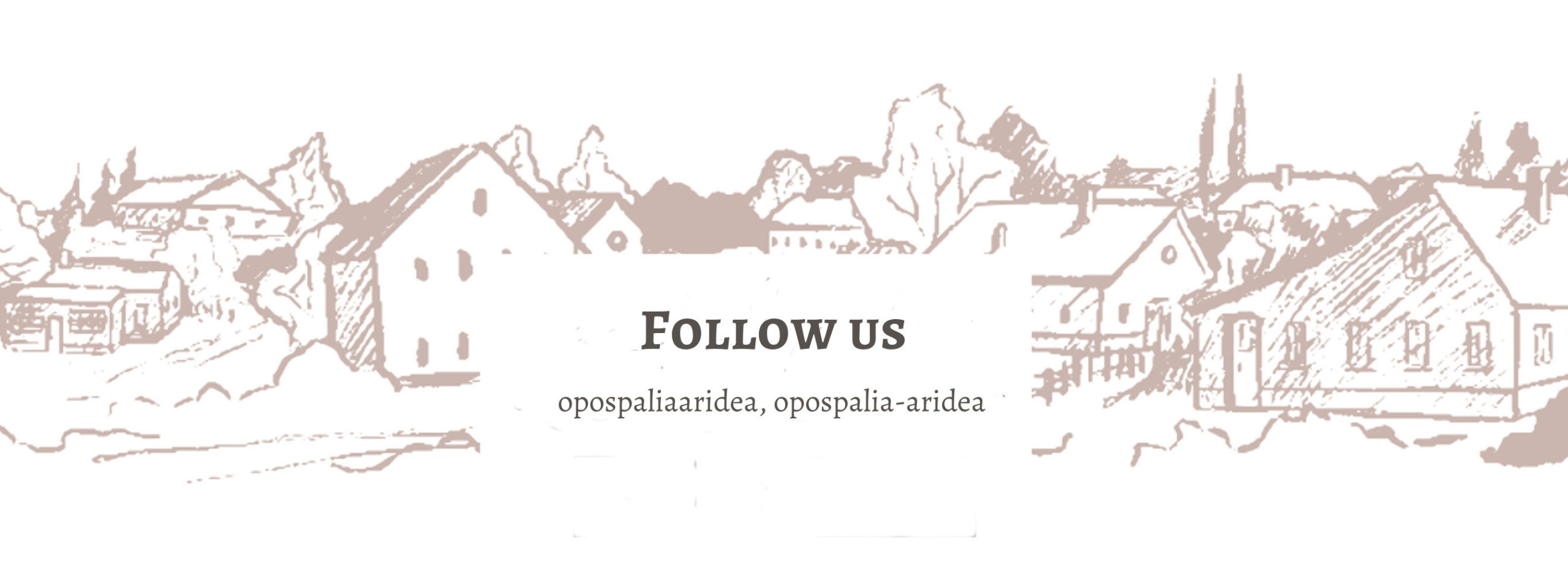 Follow us banner greek